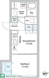 ＥＤＩＴ御茶ノ水妻恋坂 4階1DKの間取り