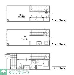 東堀切1丁目新築計画 1階1DKの間取り