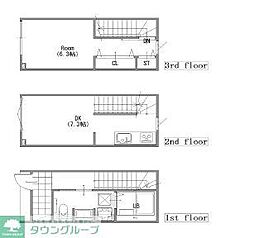 東堀切1丁目新築計画 1階1DKの間取り