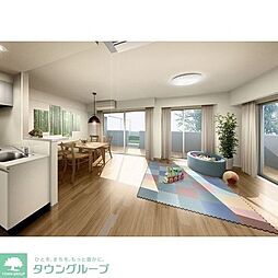 JR総武線 平井駅 徒歩12分の賃貸マンション 1階2LDKのリビング/ダイニング