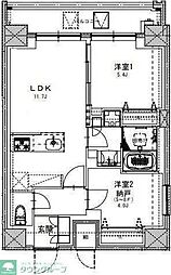 JR総武線 両国駅 徒歩9分の賃貸マンション 5階1SLDKの間取り