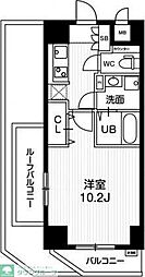 N-Stage亀戸II 7階1Kの間取り