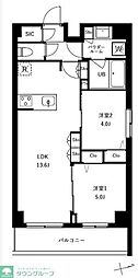 アーバンパーク船堀II 2LDKの間取図画像
