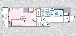 HAON 波音 1Kの間取図画像