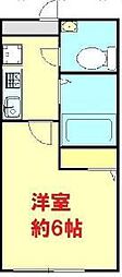 j・スタイリオ堀切 1Kの間取図画像