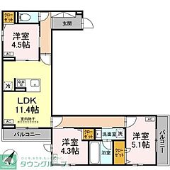 物件の間取り