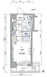 WELTSUMIDANORTH 1Kの間取図画像