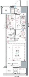 CREVISTAお花茶屋 1Kの間取図画像