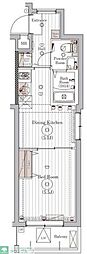 ミライズ柴又レジデンス 1DKの間取図画像