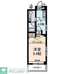 レクエルド・F 1Kの間取図画像
