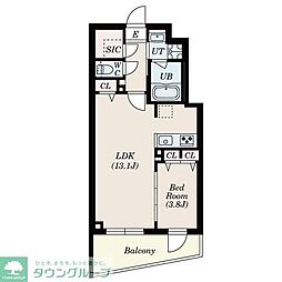 Ｓ−ＲＥＳＩＤＥＮＣＥ高井戸ＥＡＳＴ 5階1LDKの間取り