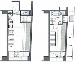 エテルノ荻窪 5階1DKの間取り
