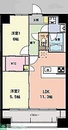 グレイスコート練馬 2LDKの間取図画像