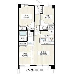 ネクステージ国分寺2 3LDKの間取図画像