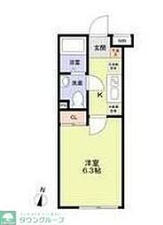 VISTAMINAMIASAGAYA 1Kの間取図画像