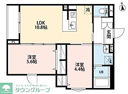 robot home 荻窪(ロボットホームオギクボ) 2LDKの間取図画像