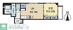 ミタカテラス 1LDKの間取図画像