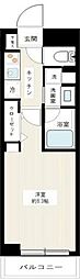 リヴシティ立川ミッド 3階1Kの間取り