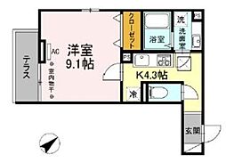 ティアレ大塚 1Kの間取図画像