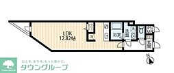 グランツ立川 1Kの間取図画像