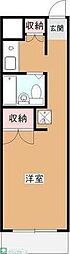 S・Tハイツ ワンルームの間取図画像