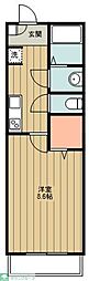 メゾンブランシュT&C 1Kの間取図画像