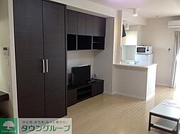 東武伊勢崎線 竹ノ塚駅 バス7分 下町下車 徒歩4分の賃貸マンション 2階ワンルームのリビング/ダイニング