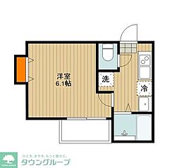 グランコート岩槻久伊豆 1Kの間取図画像