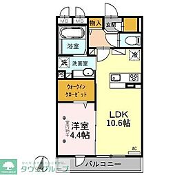Confort 1LDKの間取図画像