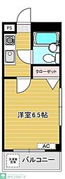 リファレンス草加八幡町 1Kの間取図画像