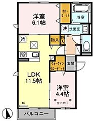 物件の間取り