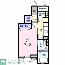 ＳＵＮＮＹ　ＳＩＤＥ 3階1Kの間取り