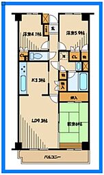 グラン・ヴェルジェ 3LDKの間取図画像