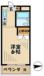 アートイン大塚 ワンルームの間取図画像