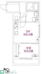 ESTRELLA(エストリア)1 1Kの間取図画像
