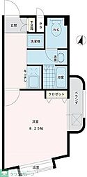 リフェトール多摩 1Kの間取図画像