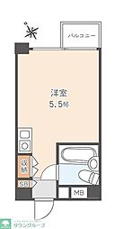 メゾンドノア聖蹟桜ケ丘 ワンルームの間取図画像
