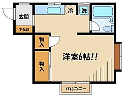 メゾンＭＯＴＯ 2階1Kの間取り