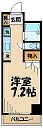 クレセントＫＯＹＯ 3階ワンルームの間取り