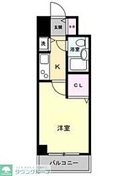 ジョイフル相模原第2 1Kの間取図画像