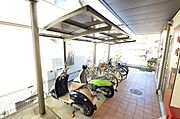 ♪安心の屋根付き駐輪場♪