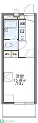 レオパレス麻生川 1Kの間取図画像