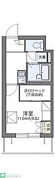 レオパレスシェル都3 1Kの間取図画像