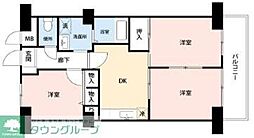カーディナンス永山 3LDKの間取図画像