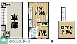 ベッロスクーデリア 1LDKの間取図画像