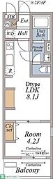 リブリ・フェリス鹿島 1LDKの間取図画像