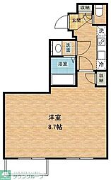 ドゥーヴ八王子堀之内 1Kの間取図画像