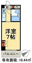 間取図画像 1K