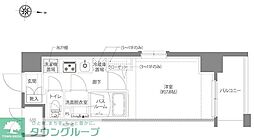 AELL亀有 2階1Kの間取り