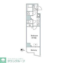 GRANPASEO青砥 12階1Kの間取り